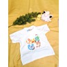 T-shirt enfant Attrapez Les Tous blanc